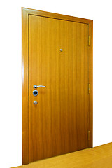 Image showing Brown door