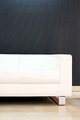 Image showing White sofa part