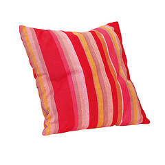 Image showing Red straps pillow