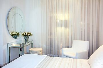 Image showing White bedroom