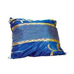 Image showing Blue pillow