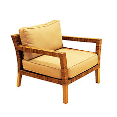 Image showing Wooden armchair