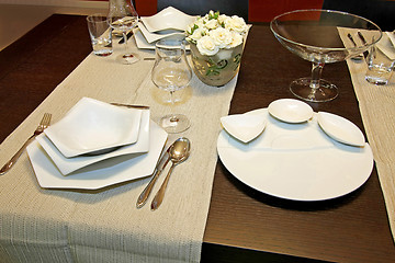 Image showing Festive table
