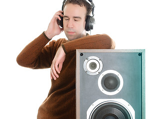 Image showing Listening To Music