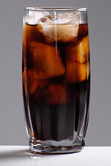 Image showing Full Glass of Pop