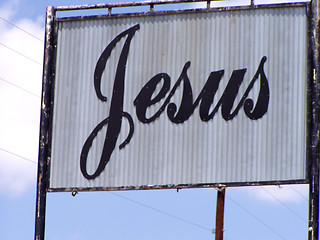 Image showing Sign: Jesus.