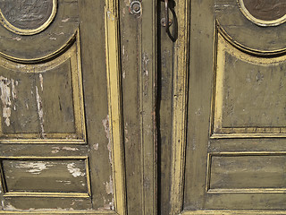 Image showing Beautiful old door