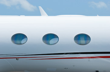 Image showing Body section of executive jet