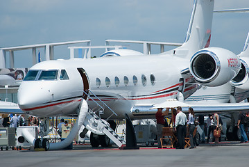 Image showing Gulfstream business jet at Singapore Airshow