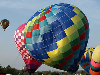 Image showing Hot air balloons.