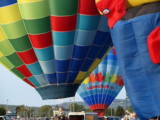 Image showing Hot air balloons.