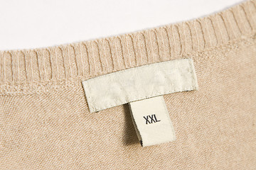 Image showing clothing label