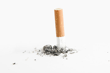 Image showing Cigarette but over white