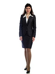 Image showing Business lady on heels