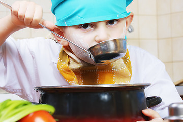 Image showing Testing food