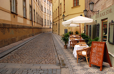 Image showing Empty Street in Prague