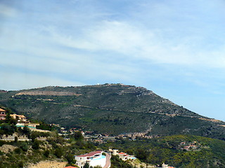 Image showing French Riviera. Hill