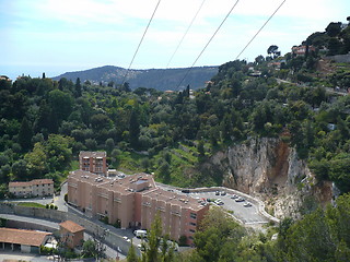 Image showing French Riviera. Resort small town