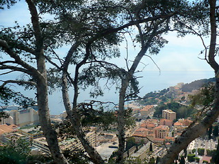 Image showing French Riviera. Resort small town