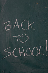 Image showing Blackboard background with text