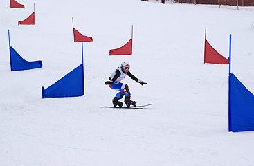 Image showing Snowboard. Competition.