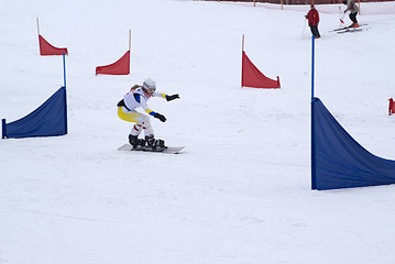 Image showing Snowboard. Competition.