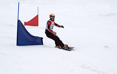 Image showing Snowboard. Competition.