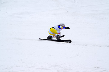 Image showing Snowboard. Competition.