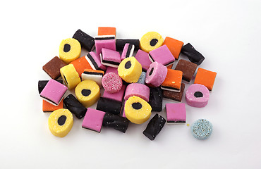 Image showing Liquorice allsorts