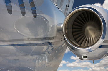 Image showing Private Jet Abstract