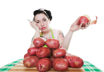 Image showing Potato Peeling Blues