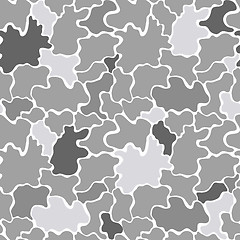 Image showing Seamless grey pattern