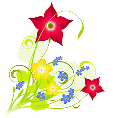 Image showing Fresh floral composition