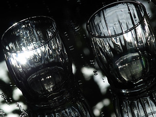 Image showing Two Glasses in Sunlight