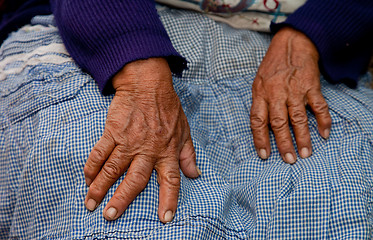 Image showing Hand, Woman, South America