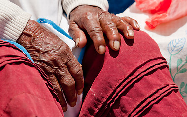 Image showing Hand, Woman, South America