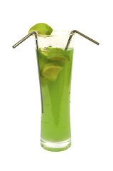 Image showing lime and kiwi cocktail