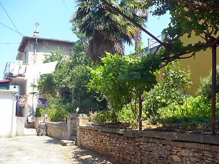 Image showing Croatia. Istria. Pula. Picturesque courtyard