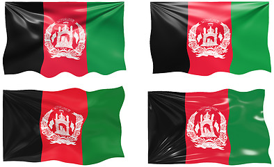 Image showing Flag of afghanistan