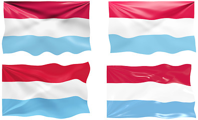 Image showing Flag of Luxemburg