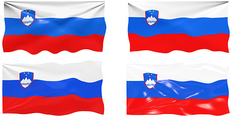 Image showing Flag of Slovenia