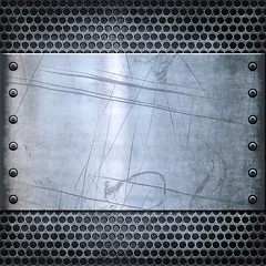 Image showing old metal background texture