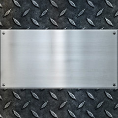 Image showing old metal background texture