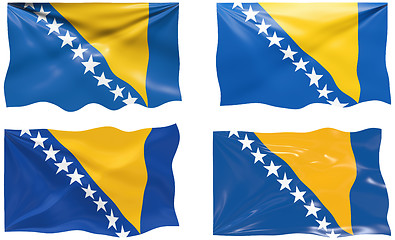 Image showing Flag of Bosnia