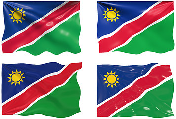 Image showing flag of nambia