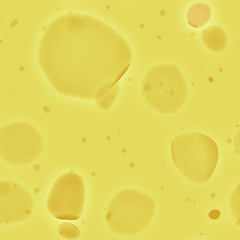 Image showing yellow swiss cheese