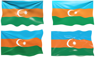 Image showing Flag of aZerbaijan