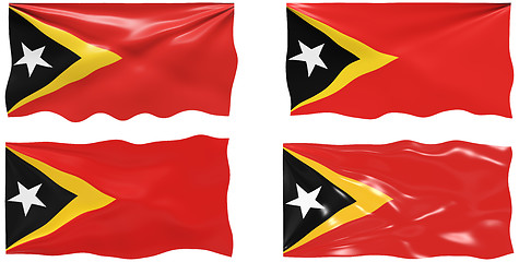 Image showing Flag of East Timor