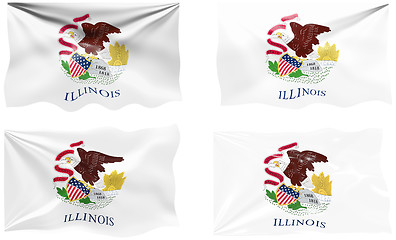 Image showing Flag of illinois