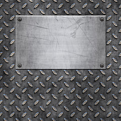 Image showing old metal background texture